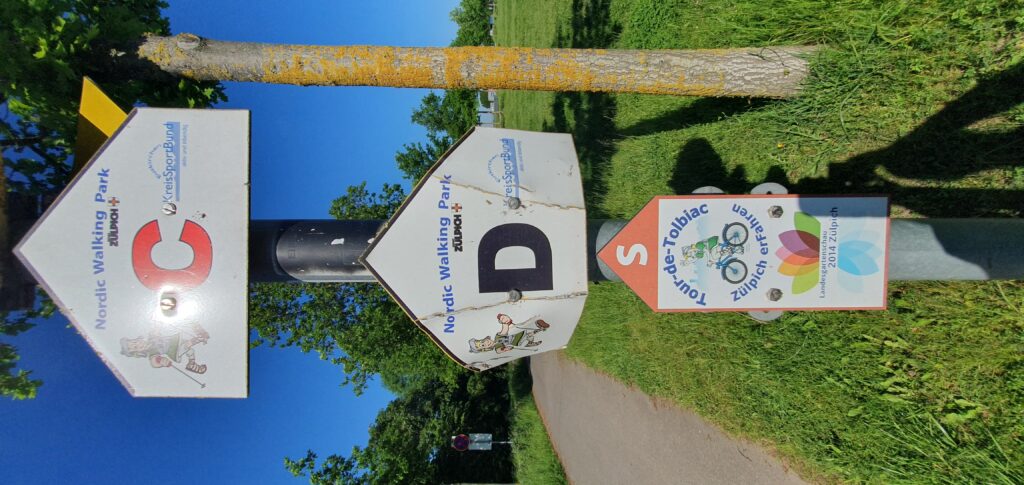 Wanderstrecken Möglichkeiten am Zülpicher See vorhanden