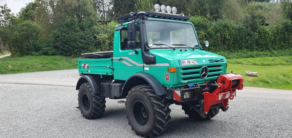 1400 Unimog Grün toller Zustand mit Winde